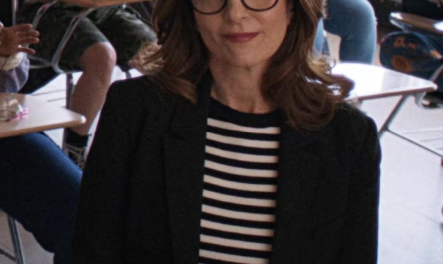 Long Sleeve Stripped Top of Tina Fey as Ms. Norbury