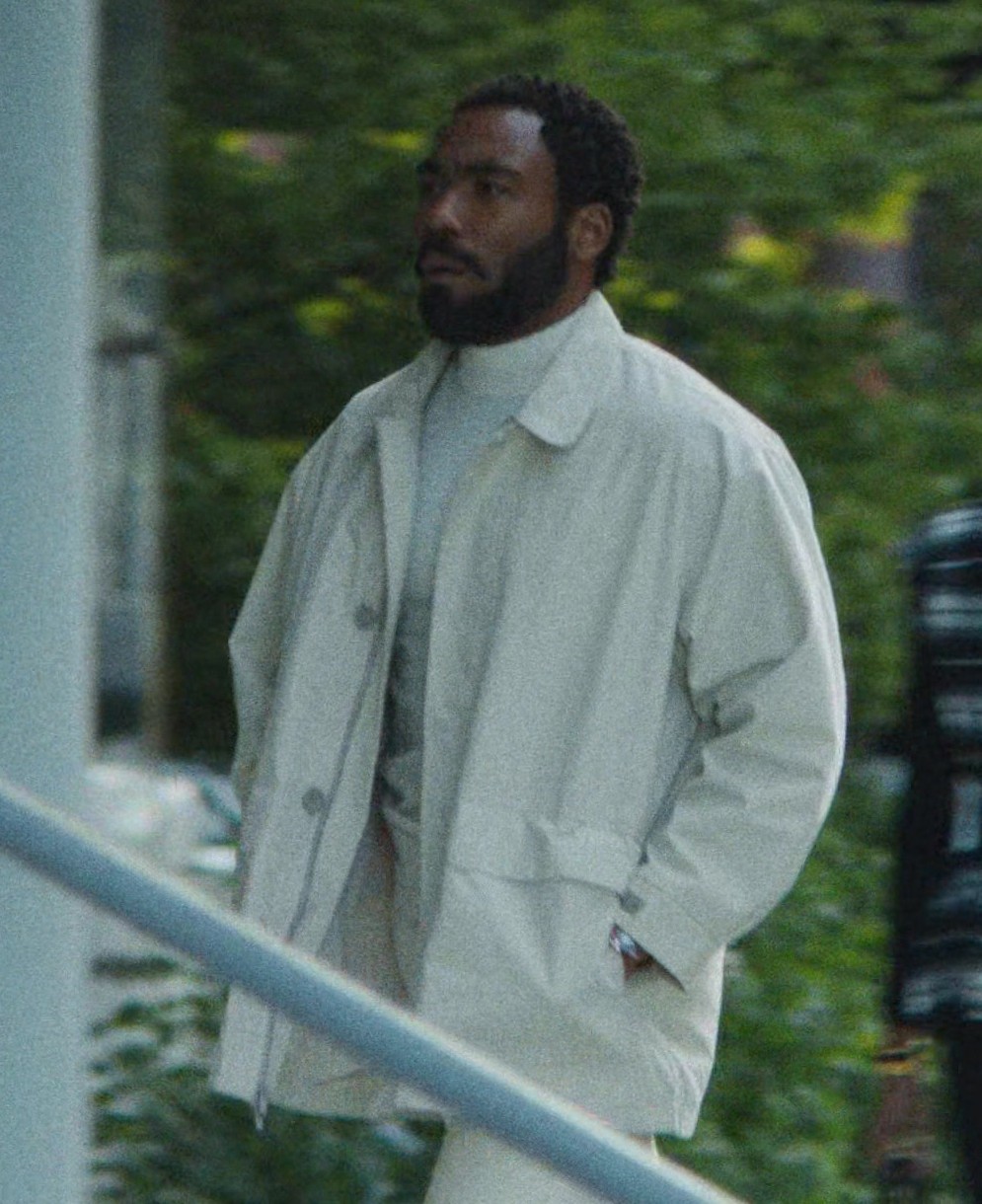 White Jacket of Donald Glover as John Smith