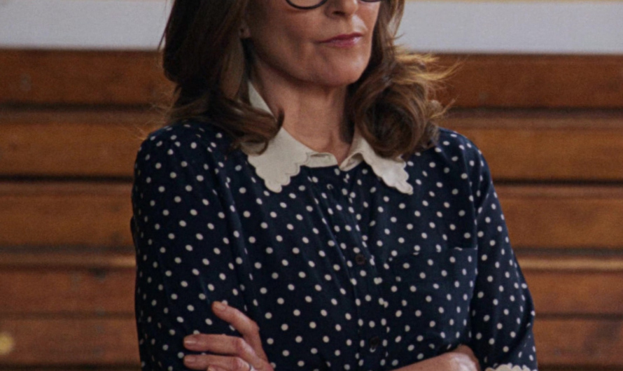 Polka Dot Blouse Worn by Tina Fey as Ms. Norbury