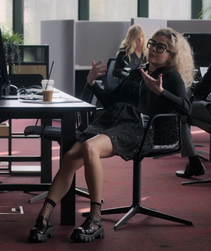 leather platform sandals - Saoirse-Monica Jackson (Amy) - Upgraded (2024) Movie