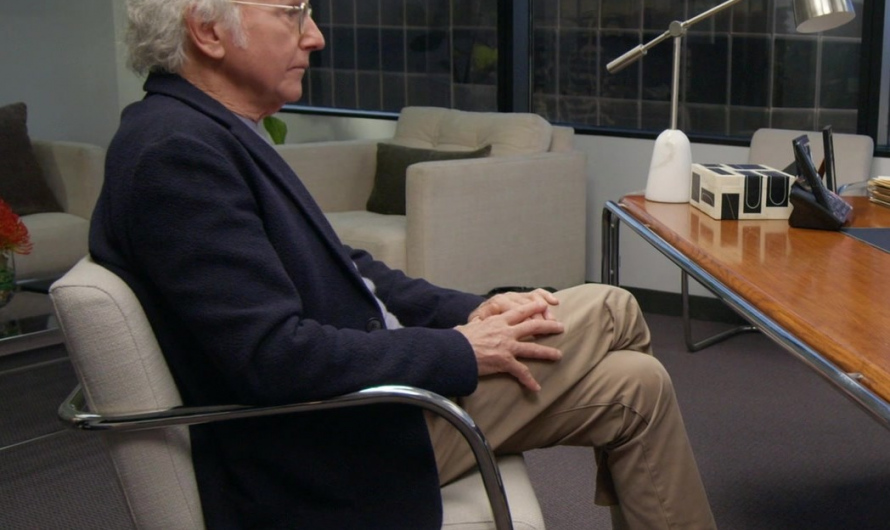 Olive Green Suede Sneakers Worn by Larry David