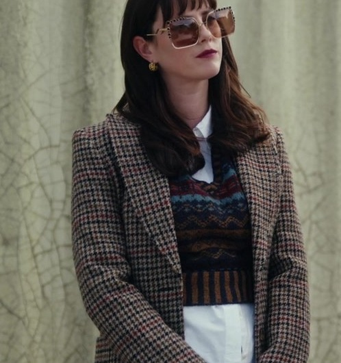 Oversized Square Sunglasses of Kaya Scodelario as Susie Glass