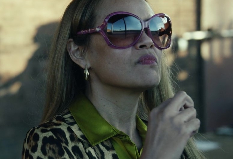Butterfly Oversized Sunglasses of Martha Millan as Mercy