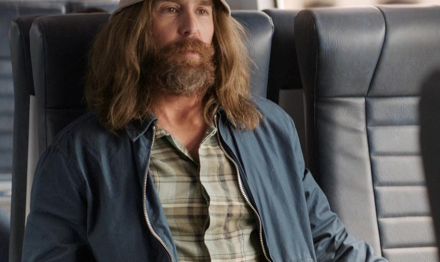 Blue Jacket Worn by Sam Rockwell as Aidan