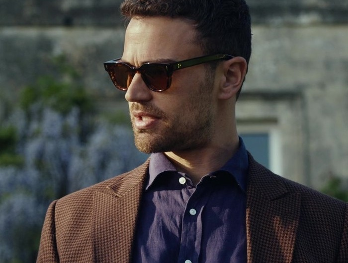 Wayfarer Havana Frame Sunglasses Worn by Theo James as Eddie Horniman