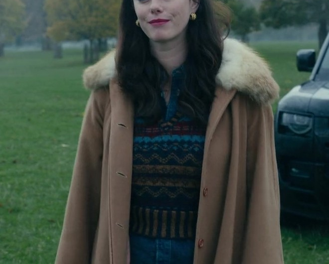 Fair Isle Knit Vest of Kaya Scodelario as Susie Glass