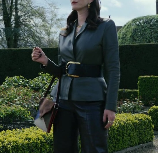 Green Leather Blazer of Kaya Scodelario as Susie Glass