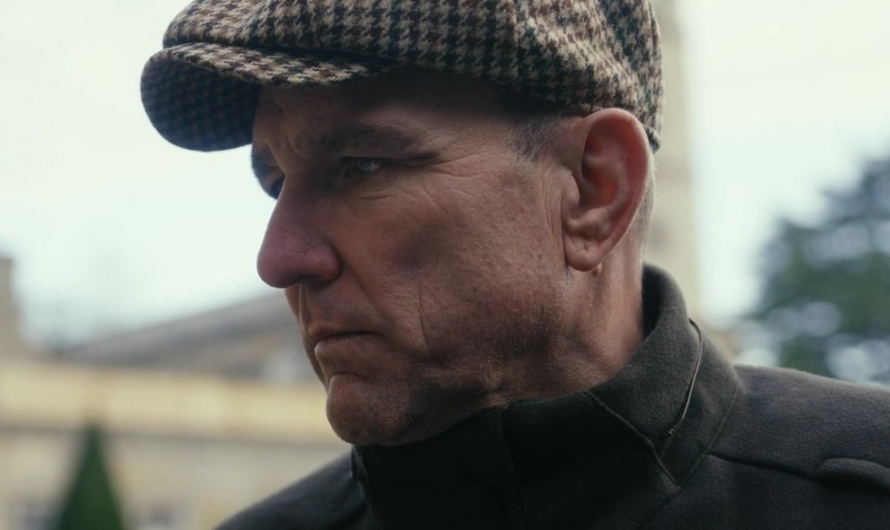 Classic Herringbone Tweed Flat Cap of Vinnie Jones as Geoff Seacombe