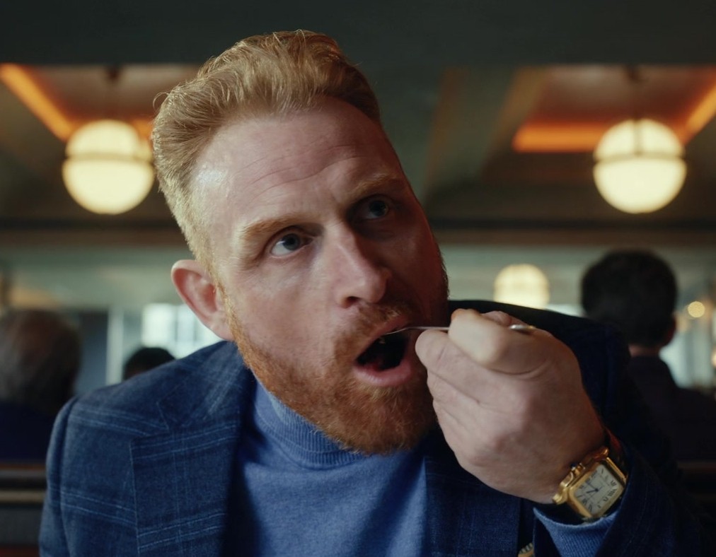 Gold Square Watch Worn by Kristofer Hivju as Florian de Groot