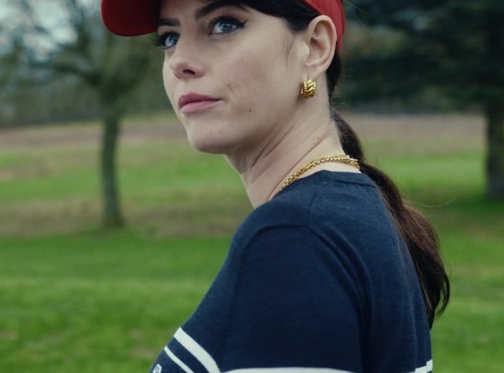 Red Visor Cap Worn by Kaya Scodelario as Susie Glass