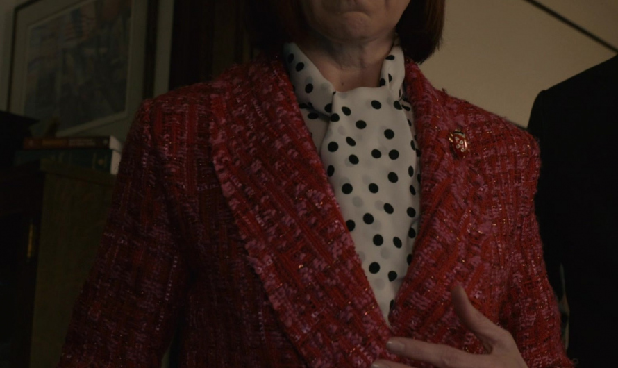 Red Tweed Blazer Worn by Carrie Preston as Elsbeth Tascioni