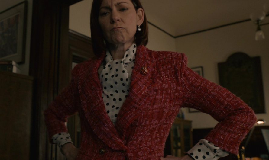 Polka Dot Blouse of Carrie Preston as Elsbeth Tascioni