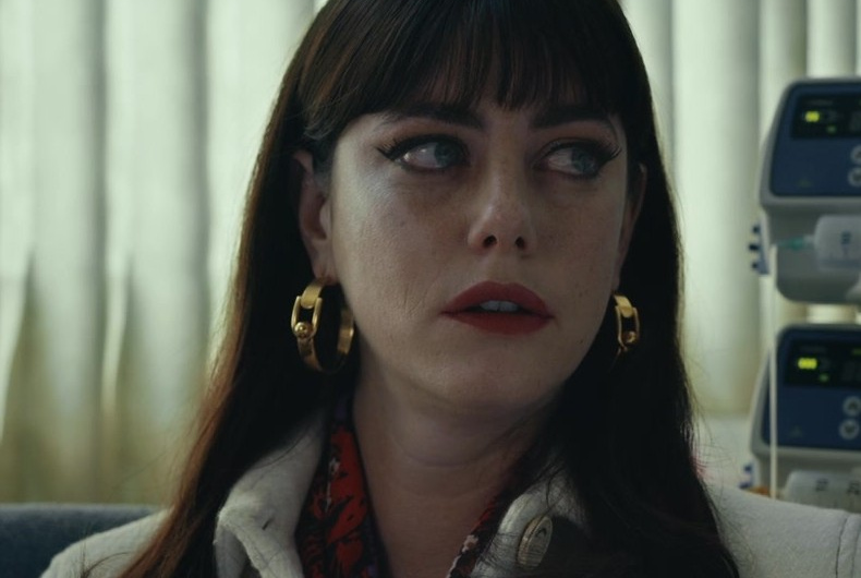Statement Chunky Gold Hoop Earrings of Kaya Scodelario as Susie Glass