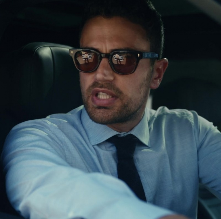 Brown Lens Sunglasses Worn by Theo James as Eddie Horniman in The Gentlemen