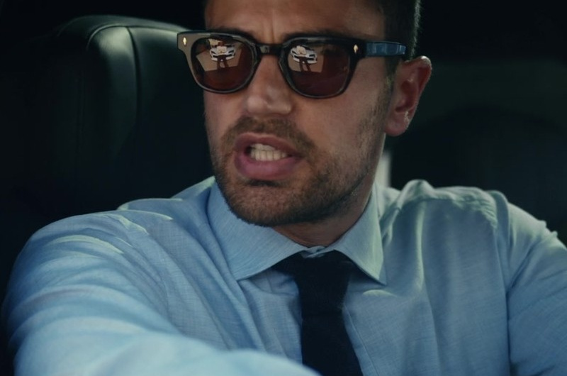 Brown Lens Sunglasses Worn by Theo James as Eddie Horniman