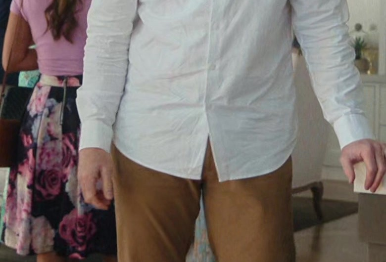 Khaki Chino Pants Worn by Andrew Santino as JT