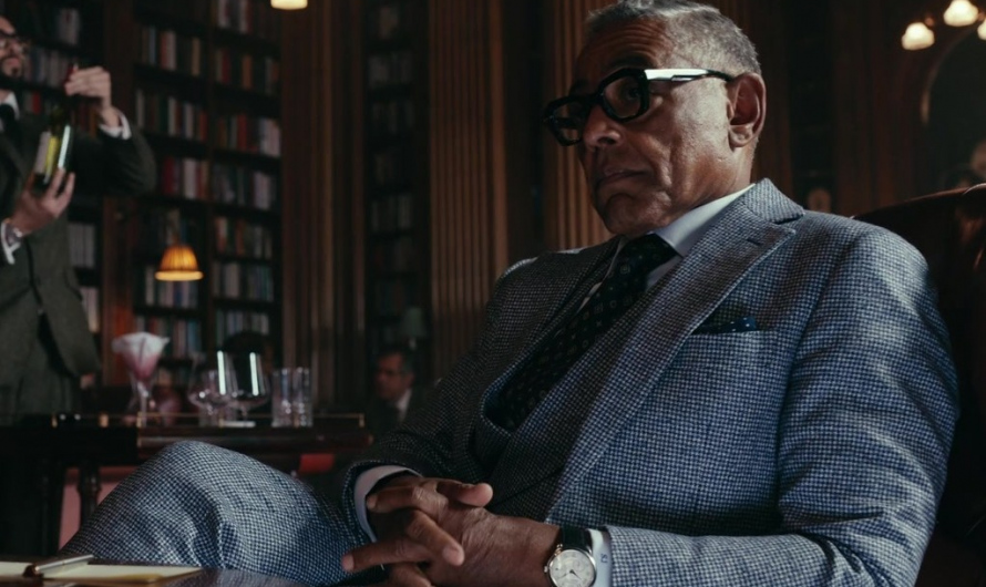 Silver-Tone Chronograph Watch with Sapphire Crystal Face of Giancarlo Esposito as Stanley Johnston