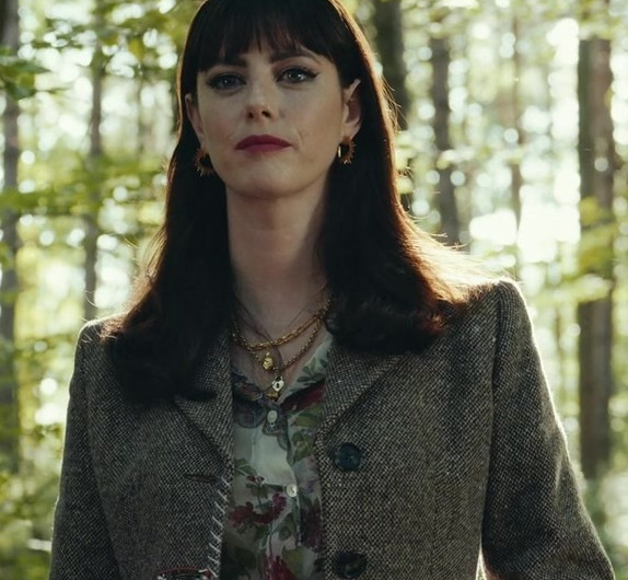 Floral Print Button Down Blouse of Kaya Scodelario as Susie Glass