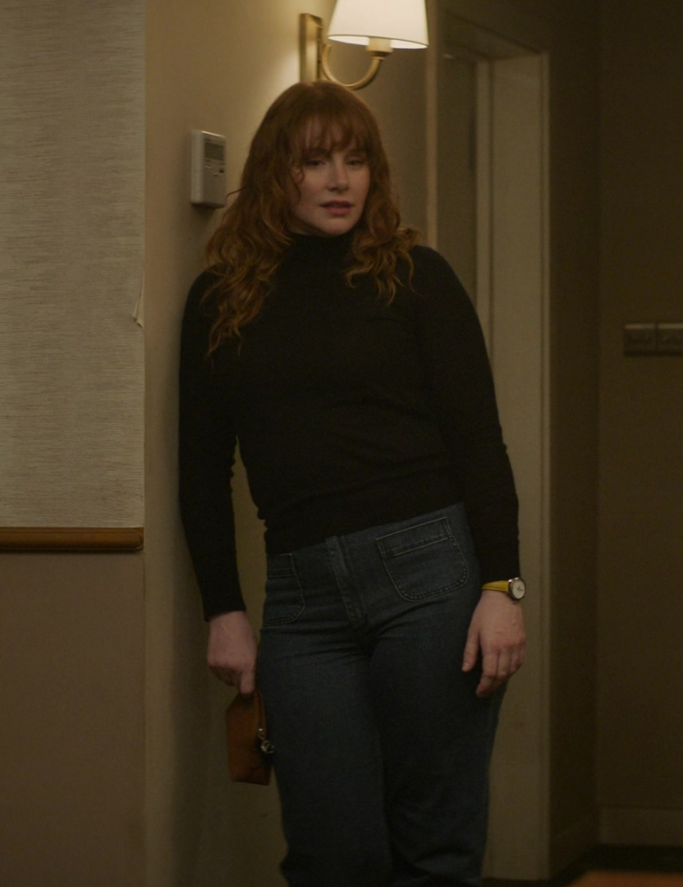 black turtleneck sweater - Bryce Dallas Howard (Elly Conway / Rachel Kylle) - Argylle (2024) Movie