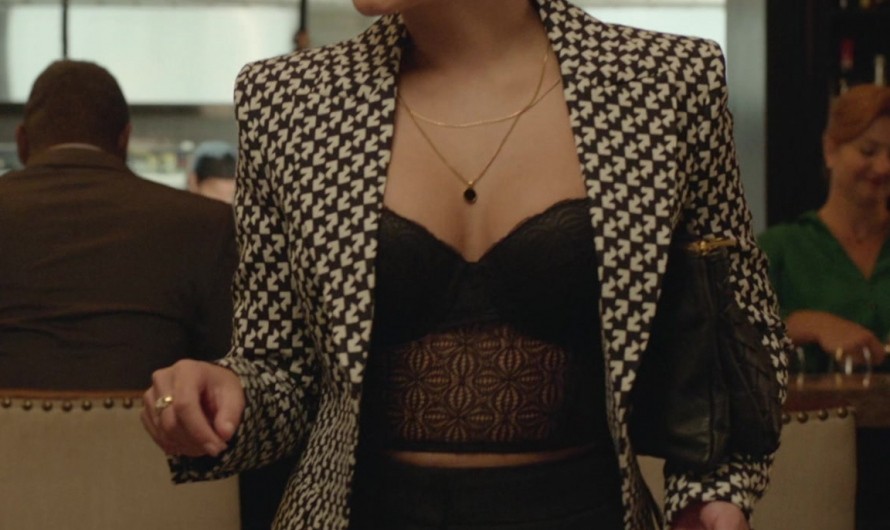 Black Lace Cropped Camisole Worn by Vanessa Hudgens as Ruby Collins