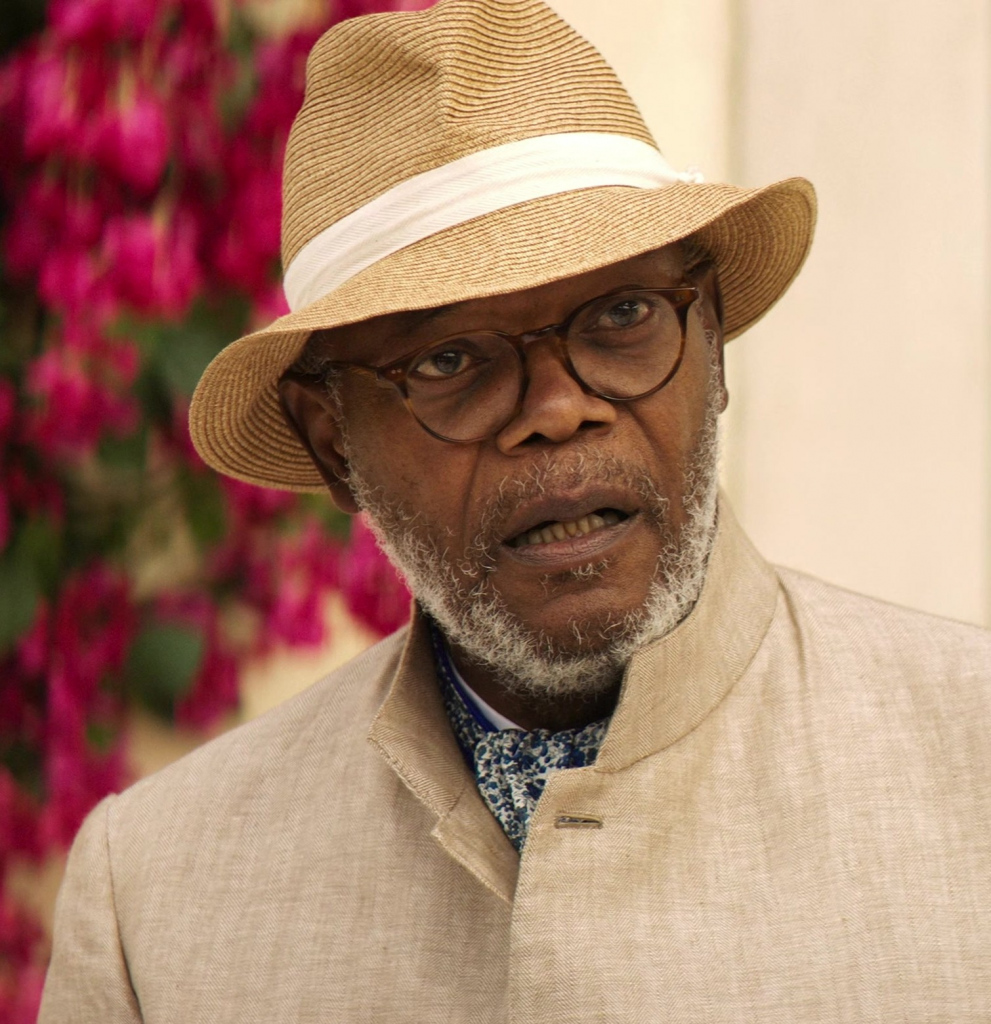 Round Tortoiseshell Glasses of Samuel L. Jackson as Alfie in Argylle (2024)