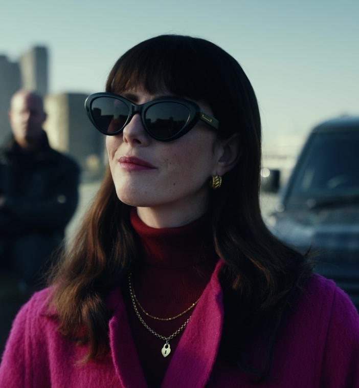 Cat Eye Oversized Sunglasses of Kaya Scodelario as Susie Glass