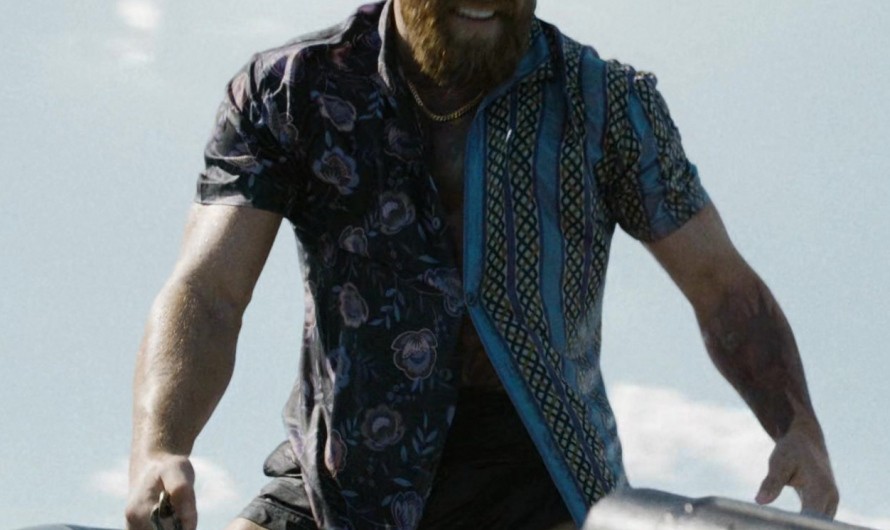 Floral and Geometric Pattern Shirt Worn by Conor McGregor as Knox