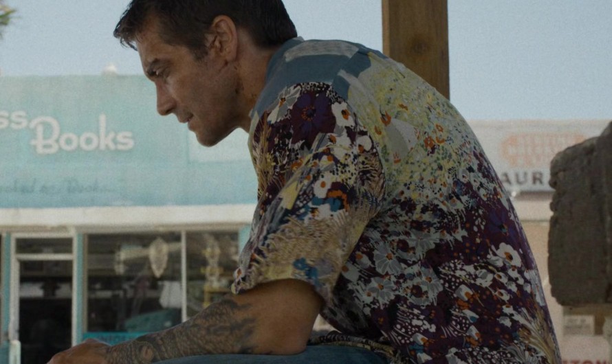 Artistic Mosaic Floral and Paisley Print Shirt of Jake Gyllenhaal as Dalton