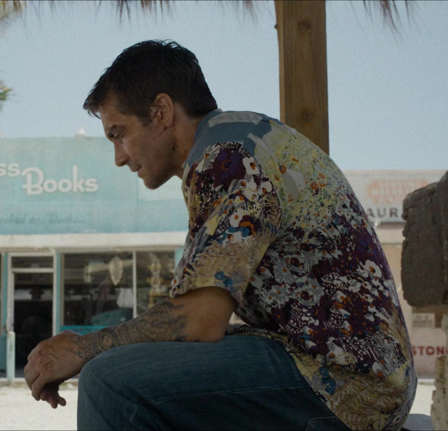 artistic mosaic floral and paisley print shirt - Jake Gyllenhaal (Dalton) - Road House (2024) Movie