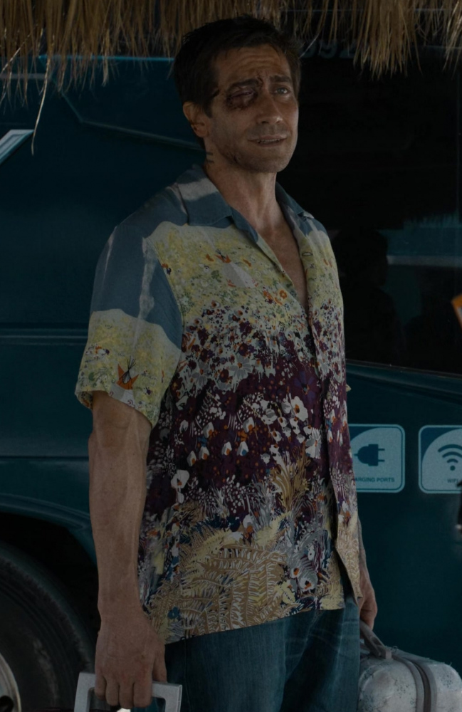 mixed botanical print relaxed shirt - Jake Gyllenhaal (Dalton) - Road House (2024) Movie