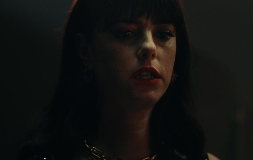 Gold Link Necklace Set of Kaya Scodelario as Susie Glass