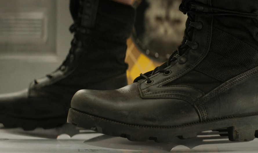 Black Lace-Up Military Boots Worn by Bryce Dallas Howard as Elly Conway / Rachel Kylle