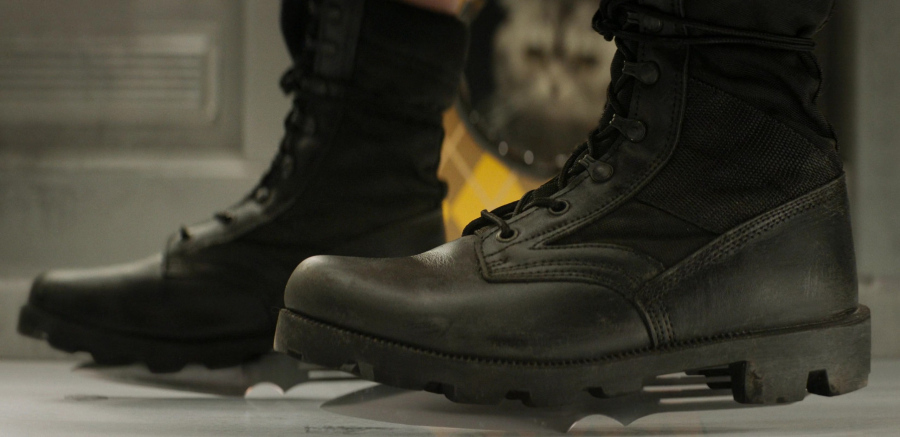 Black Lace-Up Military Boots Worn by Bryce Dallas Howard as Elly Conway / Rachel Kylle