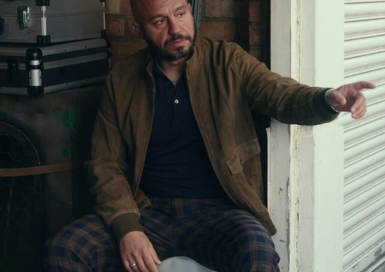 Suede Bomber Jacket Worn by Dar Salim as Felix