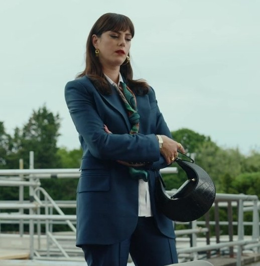 Black Leather Satchel Bag of Kaya Scodelario as Susie Glass