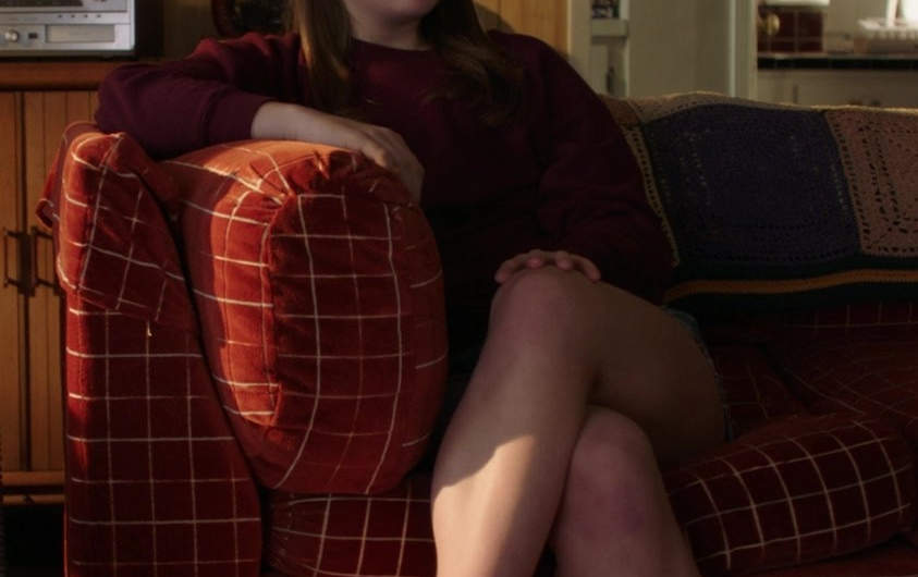 Pastel Pink High-Top Canvas Sneakers Worn by Raegan Revord as Melissa “Missy” Cooper