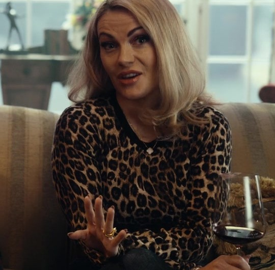 Leopard Print Blouse Worn by Chanel Cresswell as Tammy