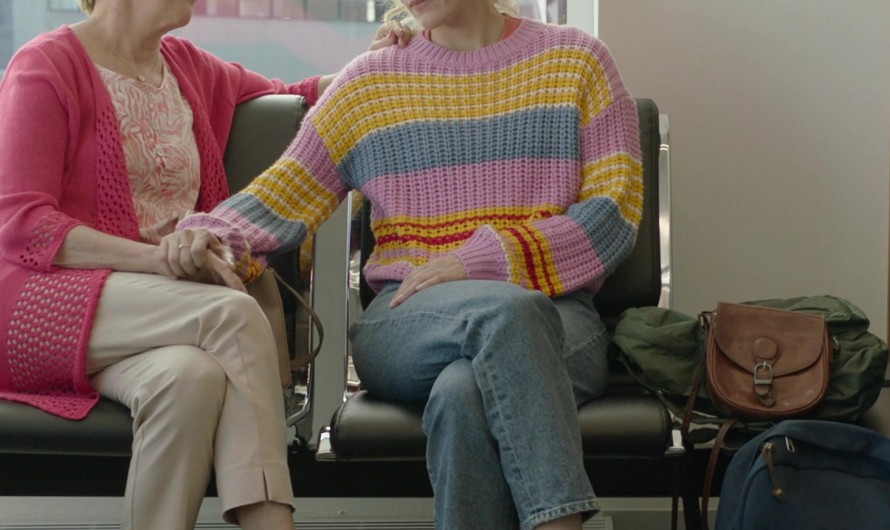 Cream-Colored High Top Canvas Sneakers Worn by Evelyne Brochu as Sophie Tremblay