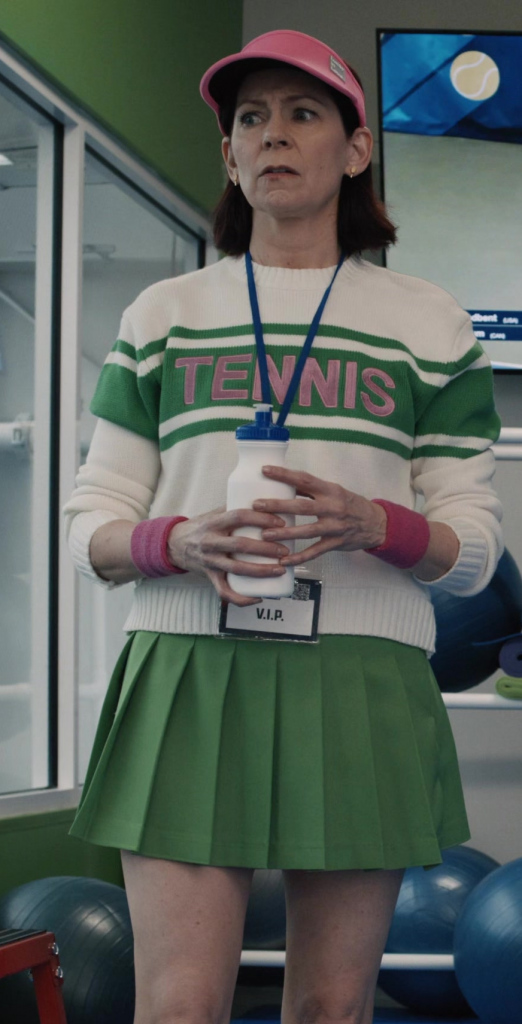 green pleated tennis skirt - Carrie Preston (Elsbeth Tascioni) - Elsbeth TV Show