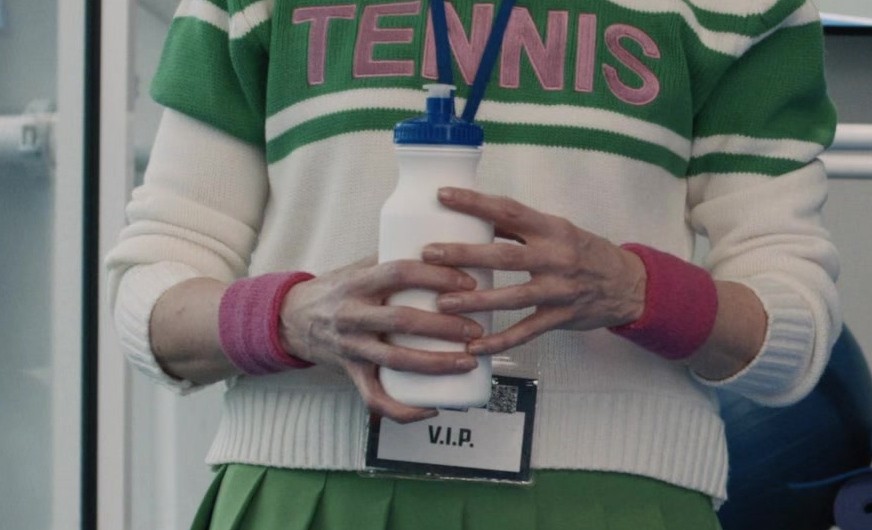Green Pleated Tennis Skirt of Carrie Preston as Elsbeth Tascioni