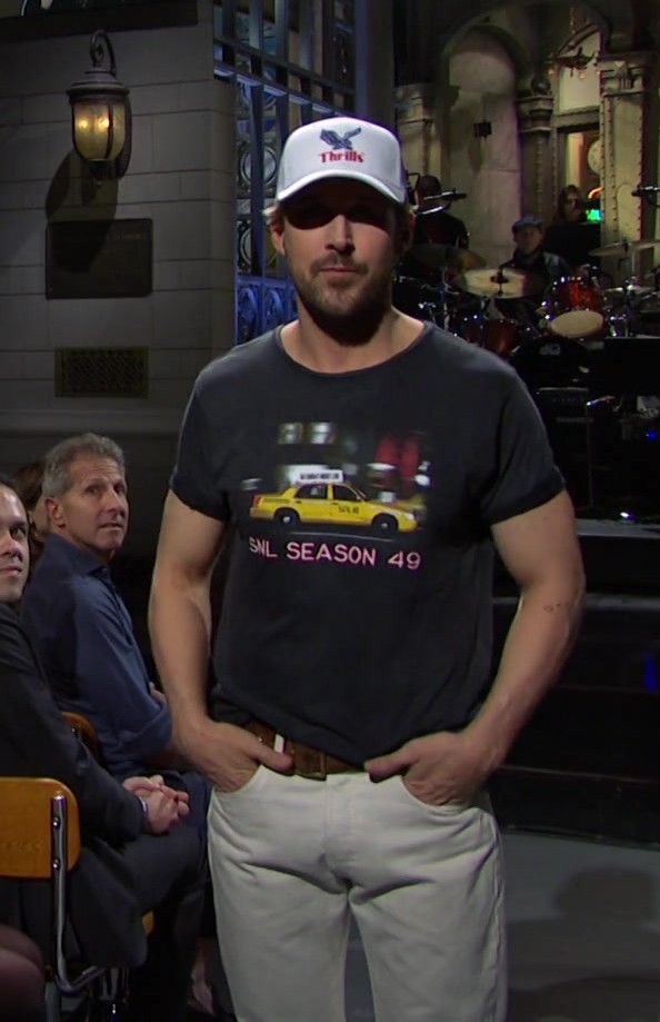 snl season 49 print t-shirt - Ryan Gosling (Guest) - Saturday Night Live TV Show