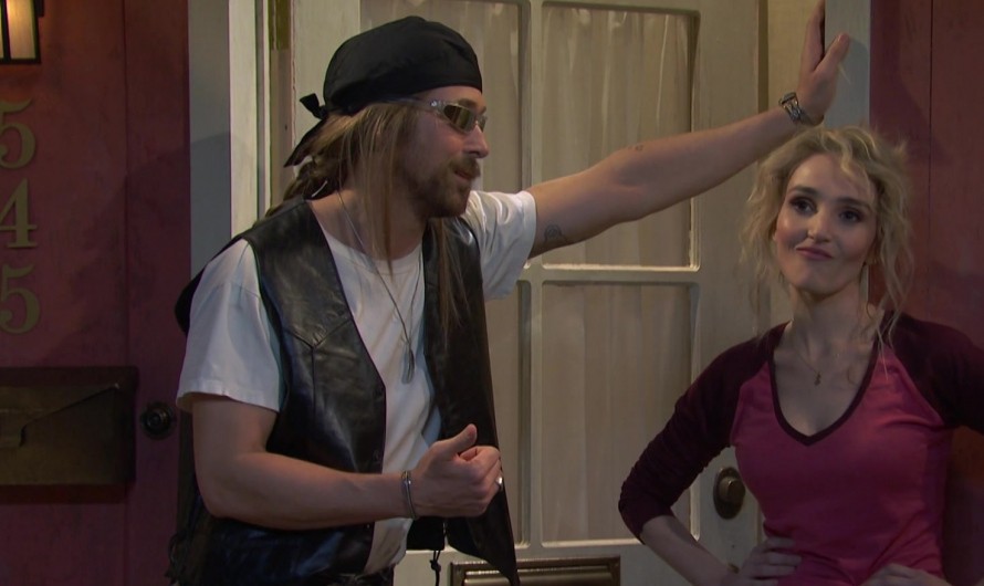 Black Leather Vest of Ryan Gosling as Guest