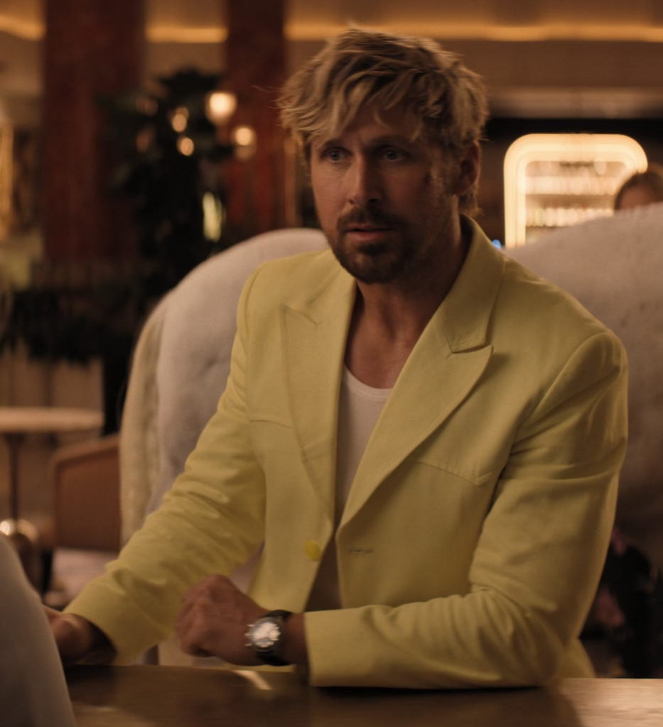 pastel yellow blazer - Ryan Gosling (Colt Seavers) - The Fall Guy (2024) Movie