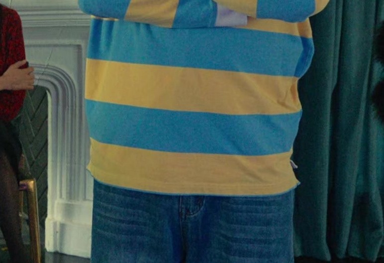 Blue Loose-Fit Cargo Jeans of Lil Rel Howery as Ray