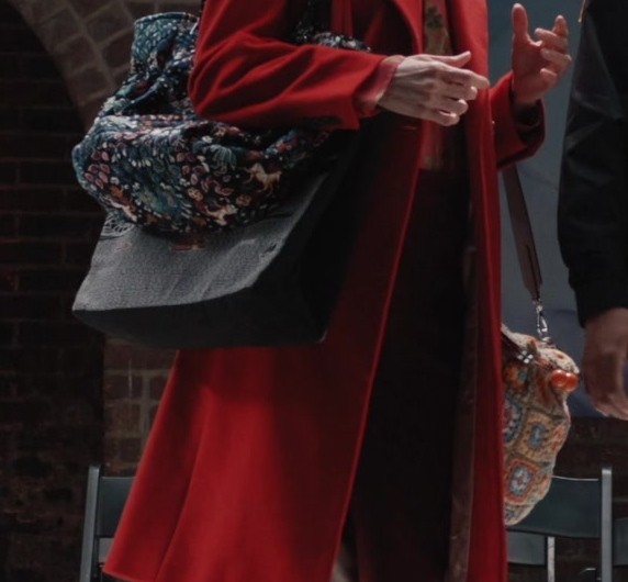 Burgundy Color Heeled Shoes of Carrie Preston as Elsbeth Tascioni