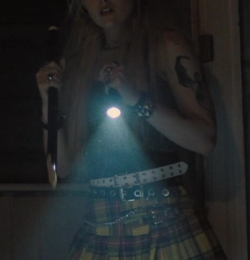 Multi Layer Studded Leather Belt Combo of Kathryn Newton as Sammy
