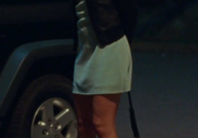 Black Strappy Wedge Sandals with Cork Heels of Zendaya as Tashi Duncan