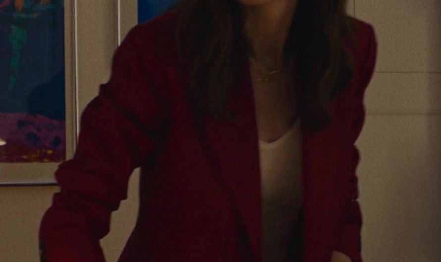 Red Blazer Worn by Anne Hathaway as Solène