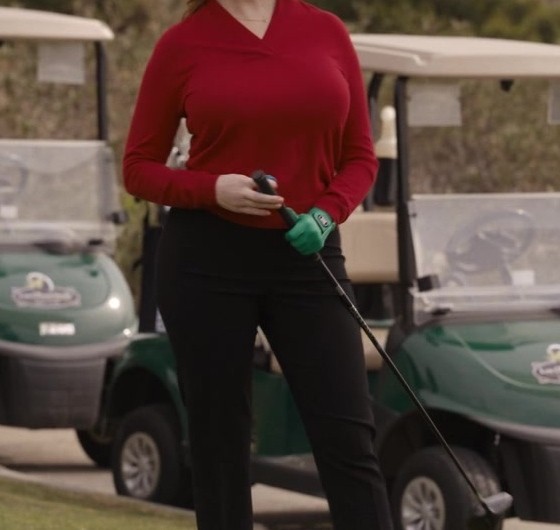 Black Pants of Christina Hendricks