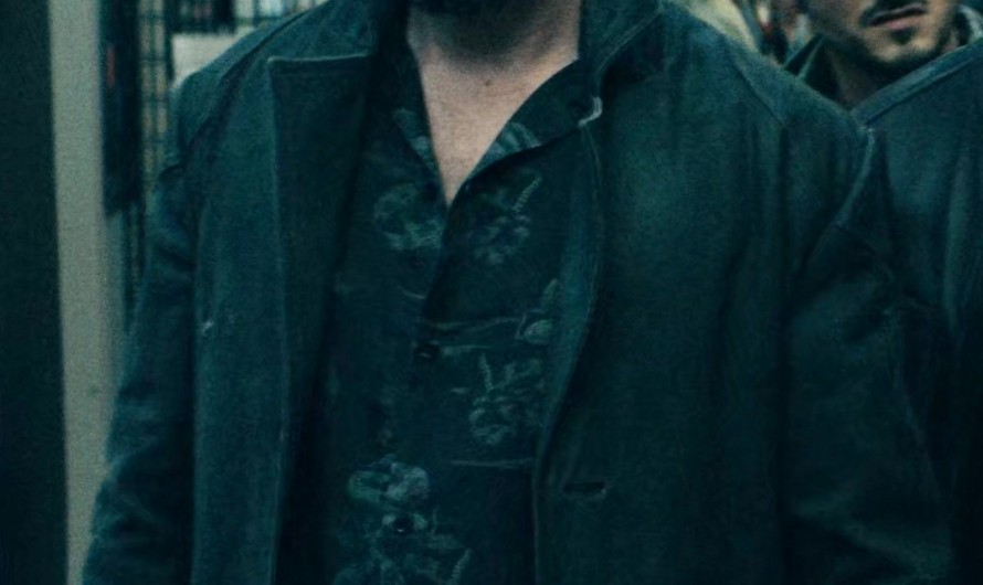Black Distressed Leather Trench Coat of Karl Urban as Billy Butcher